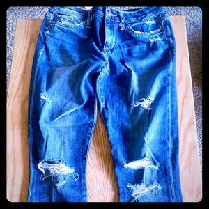Joes ripped up skinnies!